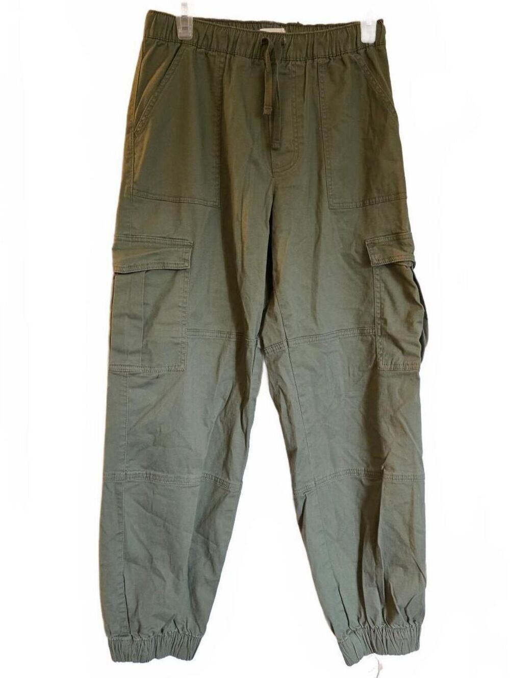 Aeropostale Womens Cargo  Pants Olive Green Drawstring Sz S